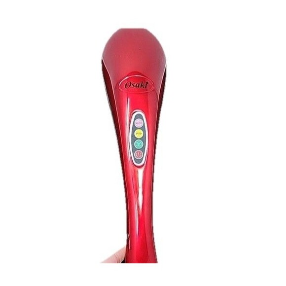 Osaki OS-106A Massage Wand Handheld 3 Speed Percussion Massager Red White Tested - Picture 11 of 12